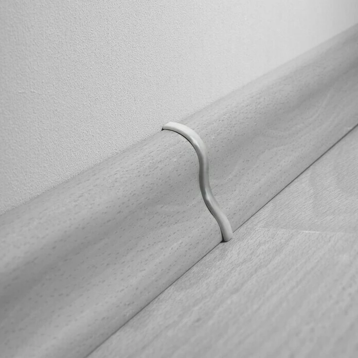 BAUHAUS LOGOCLIC Übergangskappe K40 Chrom Matt, 2 Stk., Geeignet Für: Sockelleiste K40 3 BAUHAUS LOGOCLIC Übergangskappe K40 Chrom Matt, 2 Stk., Geeignet Für: Sockelleiste K40