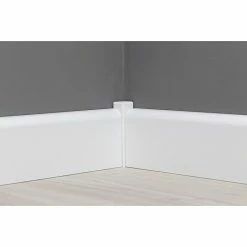 BAUHAUS Sockelleiste 2,44 M X 1,8 Cm X 5,8 Cm, Gerundet, Weiß Lackiert -Bodenfliesen Verkäufe 12 1027