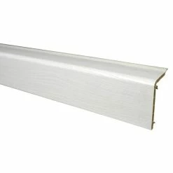 BAUHAUS Marley Sockelleiste 2 M, Esche Weiß