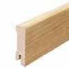 BAUHAUS Profiles And More Sockelleiste Eiche Geölt 2,4 M X 1,6 Cm X 5,8 Cm -Bodenfliesen Verkäufe 12 1054
