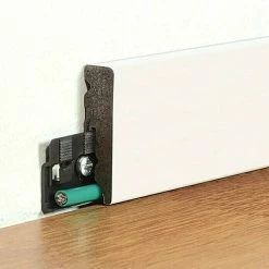 BAUHAUS Profiles And More Sockelleiste KU51L Uni Weiß 2,4 M X 15 Mm X 50 Mm, Gerade -Bodenfliesen Verkäufe 12 1092