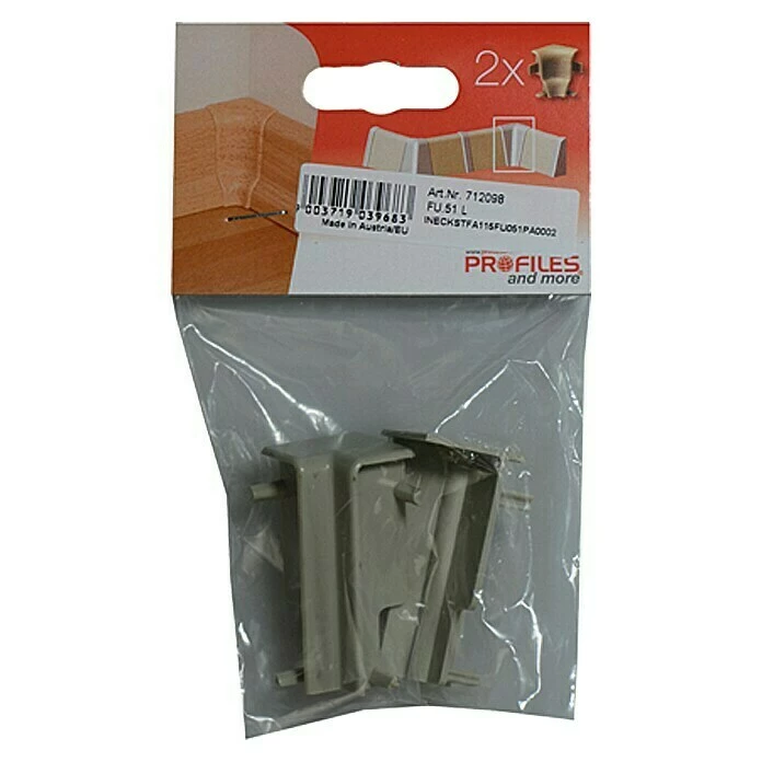 BAUHAUS Profiles And More Innenecke FU51L/KU51L Grau, 2 Stk. 4 BAUHAUS Profiles And More Innenecke FU51L/KU51L Grau, 2 Stk. – Bild 2