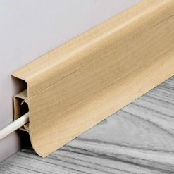 BAUHAUS LOGOCLIC Kabelkanalleiste Buche Hell, 2,5 M X 22,5 Mm X 50 Mm