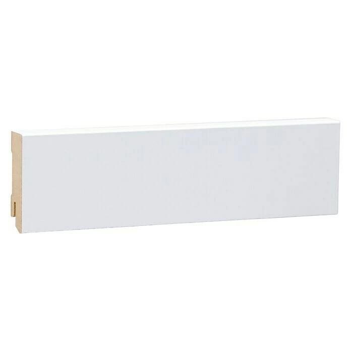 BAUHAUS Sockelleiste 2,44 M X 1,8 Cm X 6 Cm, MDF, Weiß Lackiert, 5 Stk. 4 BAUHAUS Sockelleiste 2,44 M X 1,8 Cm X 6 Cm, MDF, Weiß Lackiert, 5 Stk. – Bild 2