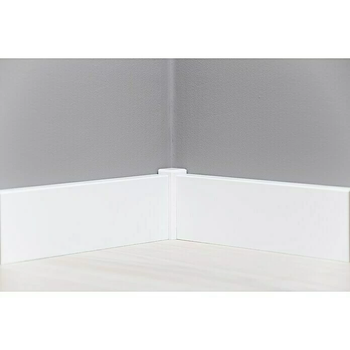 BAUHAUS Sockelleiste 2,44 M X 1,8 Cm X 6 Cm, MDF, Weiß Lackiert, 5 Stk. 5 BAUHAUS Sockelleiste 2,44 M X 1,8 Cm X 6 Cm, MDF, Weiß Lackiert, 5 Stk. – Bild 3