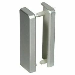 BAUHAUS Profiles And More Endkappe FU51L/KU51L Silber, 2 Stk.