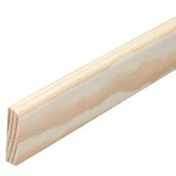 BAUHAUS Sockelleiste 2,4 M X 0,6 Cm X 2,3 Cm, Kiefer, Unbehandelt