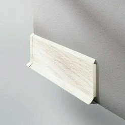 BAUHAUS LOGOCLIC Hartschaumleiste HSL Esche Weiß, 2,5 M X 14 Mm X 60 Mm