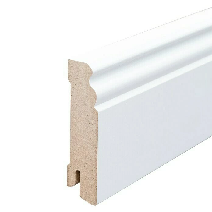 BAUHAUS Sockelleiste 2,44 M X 1,8 Cm X 7 Cm, Profiliert, Grundiert 3 BAUHAUS Sockelleiste 2,44 M X 1,8 Cm X 7 Cm, Profiliert, Grundiert