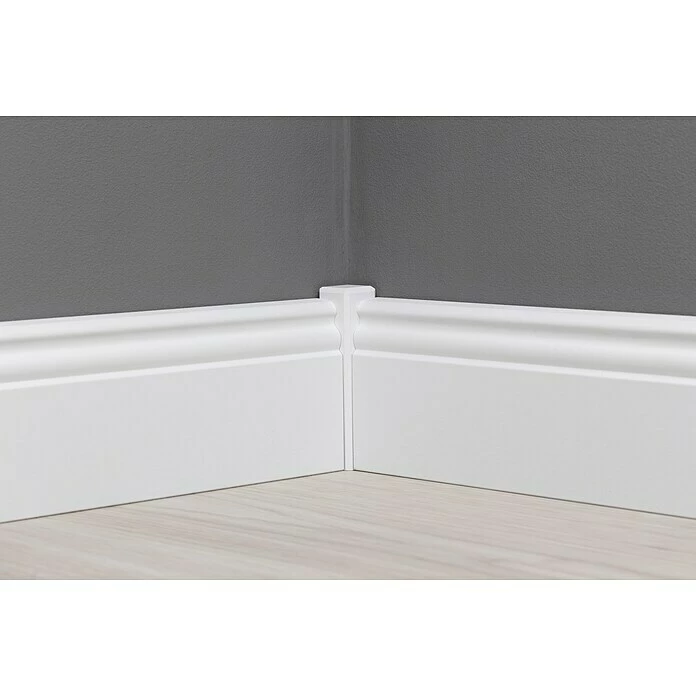 BAUHAUS Sockelleiste 2,44 M X 1,8 Cm X 7 Cm, Profiliert, Grundiert 5 BAUHAUS Sockelleiste 2,44 M X 1,8 Cm X 7 Cm, Profiliert, Grundiert – Bild 3