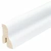 BAUHAUS Sockelleiste Weiß 2,4 M X 2,2 Cm X 4 Cm, Geschwungen -Bodenfliesen Verkäufe 12 1168