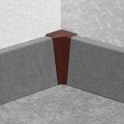 BAUHAUS LOGOCLIC Innenecke K40 C Dunkelbraun, 2 Stk., Passend Für: LOGOCLIC Sockelleiste K40 C