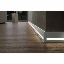 BAUHAUS Deckprofil Cubica LS80 Light Down Aluminium, 2,5 M X 19 Mm X 80 Mm -Bodenfliesen Verkäufe 12 1220