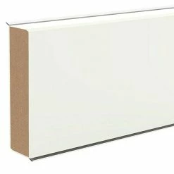 BAUHAUS Sockelleiste XL Weiß 2,5 M X 18 Mm X 60 Mm, Gerade
