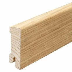BAUHAUS Sockelleiste Eiche Hell Geölt 2,4 M X 1,6 Cm X 4 Cm, Gerade