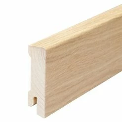 BAUHAUS Profiles And More Sockelleiste Eiche Hell 2,4 M X 1,6 Cm X 5,8 Cm