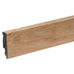 BAUHAUS Profiles And More Sockelleiste KU51L Cognac Eiche 2,4 M X 15 Mm X 50 Mm, Gerade