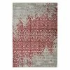 BAUHAUS Kayoom Kurzflorteppich Baroque Grau/Rot, 230 X 160 Cm, 100 % Polyester -Bodenfliesen Verkäufe 12 1285