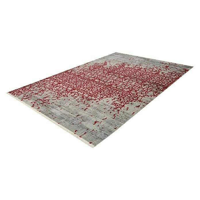 BAUHAUS Kayoom Kurzflorteppich Baroque Grau/Rot, 230 X 160 Cm, 100 % Polyester 4 BAUHAUS Kayoom Kurzflorteppich Baroque Grau/Rot, 230 X 160 Cm, 100 % Polyester – Bild 2