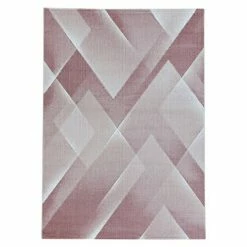 BAUHAUS Kurzflorteppich Costa 3522 Pink, 170 X 120 Cm, 100% Polypropylen