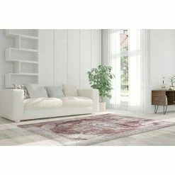 BAUHAUS Kayoom Kurzflorteppich Vintage Rot/Beige, 230 X 160 Cm, 100 % Polyacryl -Bodenfliesen Verkäufe 12 1351