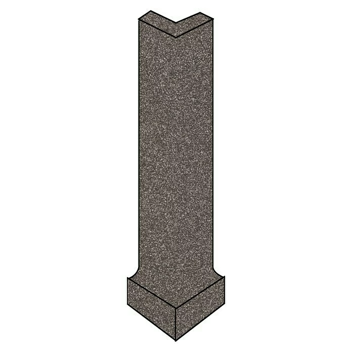 BAUHAUS Sockelfliese Elba Hohlkehle 10 X 2,5 Cm, Anthrazit, Matt, Außenecke 5 BAUHAUS Sockelfliese Elba Hohlkehle 10 X 2,5 Cm, Anthrazit, Matt, Außenecke – Bild 3