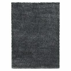 BAUHAUS Hochflorteppich Brilliant 4200 Grau, 370 X 380 Cm, 100% Polyester