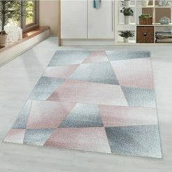 BAUHAUS Hochflorteppich Rio 4603 Rose, 230 X 160 Cm, 100% Polypropylen -Bodenfliesen Verkäufe 12 1436