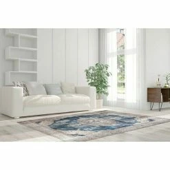 BAUHAUS Kayoom Kurzflorteppich Vintage Creme/Blau, 290 X 200 Cm, 100 % Polyacryl 9 BAUHAUS Kayoom Kurzflorteppich Vintage Creme/Blau, 290 X 200 Cm, 100 % Polyacryl -Bodenfliesen Verkäufe 12 1470