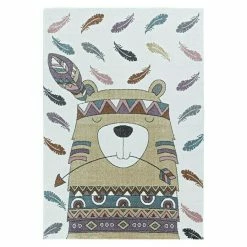 BAUHAUS Kurzflorteppich Funny 2104 Gelb, 170 X 120 Cm, 100% Polypropylen