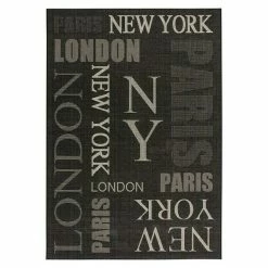 BAUHAUS Teppich Finca Graphit, 170 X 120 Cm, 100 % Polypropylen