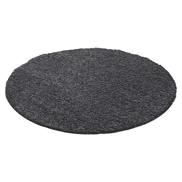 BAUHAUS Hochflorteppich Life 1500 Grau, Durchmesser: 160 Cm, 100% Polypropylen 3 BAUHAUS Hochflorteppich Life 1500 Grau, Durchmesser: 160 Cm, 100% Polypropylen