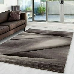 BAUHAUS Kurzflorteppich Miami 6590 Braun, 170 X 120 Cm, 100% Polypropylen -Bodenfliesen Verkäufe 12 1567
