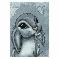 BAUHAUS Kurzflorteppich Funny 2103 Blau, 230 X 160 Cm, 100% Polypropylen