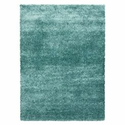 BAUHAUS Hochflorteppich Brilliant 4200 Aqua, 370 X 380 Cm, 100% Polyester