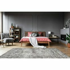 BAUHAUS Kayoom Kurzflorteppich Iglesia Anthrazit, 170 X 120 Cm, 100 % Polyester -Bodenfliesen Verkäufe 12 1624