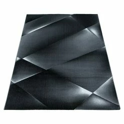BAUHAUS Kurzflorteppich Costa 3527 Schwarz, 200 X 140 Cm, 100% Polypropylen -Bodenfliesen Verkäufe 12 1643
