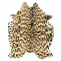 BAUHAUS Esbeco Deko-Kuhfell Jaguar, 100 % Echtfell, Fläche Ca.: 3 M² - 4 M²