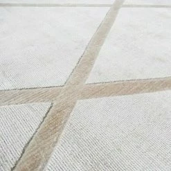 BAUHAUS Kayoom Kurzflorteppich Luxury 210 Elfenbein/Taupe, 150 X 80 Cm, 100 % Viskose -Bodenfliesen Verkäufe 12 1688