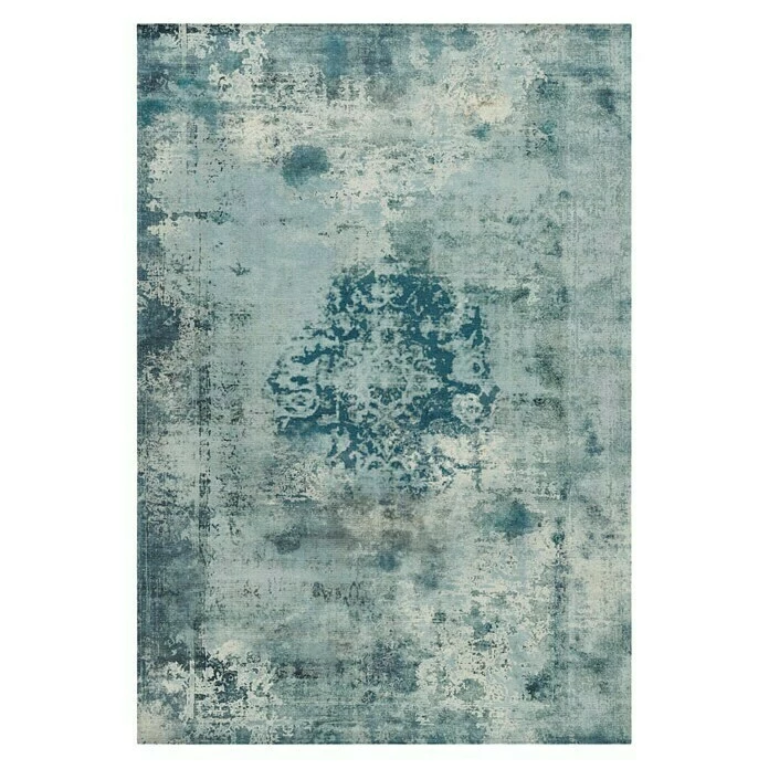 BAUHAUS Kayoom Kurzflorteppich Vintage Petrol, 230 X 160 Cm, 100 % Polyacryl 3 BAUHAUS Kayoom Kurzflorteppich Vintage Petrol, 230 X 160 Cm, 100 % Polyacryl