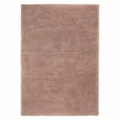 BAUHAUS Hochflorteppich Sugar Rosa, 180 X 120 Cm, 100 % Polyester