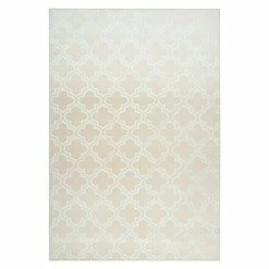 BAUHAUS Kayoom Kurzflorteppich Monroe I Creme, 170 X 120 Cm, 100 % Polyester