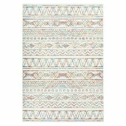 BAUHAUS Kayoom Flachgewebeteppich Galaxy Beige/Bunt, 240 X 170 Cm, 100 % Polyester