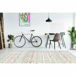 BAUHAUS Kayoom Flachgewebeteppich Galaxy Beige/Bunt, 240 X 170 Cm, 100 % Polyester -Bodenfliesen Verkäufe 12 1865