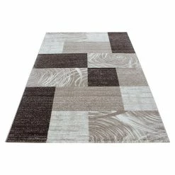 BAUHAUS Kurzflorteppich Parma 9220 Braun, 170 X 120 Cm, 100% Polypropylen