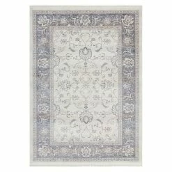 BAUHAUS Kurzflorteppich Vintage Elfenbein, 170 X 120 Cm, 100 % Polyester