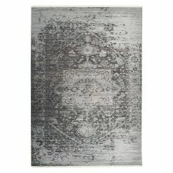 BAUHAUS Kayoom Kurzflorteppich Baroque III Anthrazit, 170 X 120 Cm, 100 % Polyester