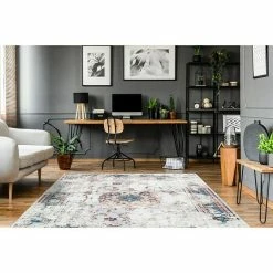 BAUHAUS Kayoom Flachgewebeteppich Galaxy Multi/Blau, 180 X 120 Cm, 100 % Polyester -Bodenfliesen Verkäufe 12 2080