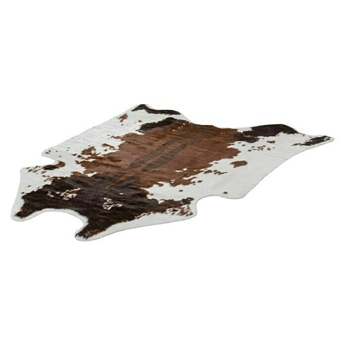 BAUHAUS Deko-Kunstfell Rodeo Kuh, Braun/Weiß, 200 X 150 Cm, 100 % Polyester 4 BAUHAUS Deko-Kunstfell Rodeo Kuh, Braun/Weiß, 200 X 150 Cm, 100 % Polyester – Bild 2