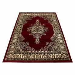 BAUHAUS Kurzflorteppich Marrakesh 0297 Rot, 170 X 120 Cm, 100% Polypropylen